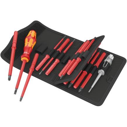 WERA 05003474001 - Jeu de tournevis interchangeables VDE (16 pcs.)