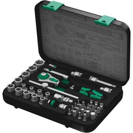 WERA 05003533001 - Jeu cliquet Speed et douille 1/4" métrique (42 pcs.)