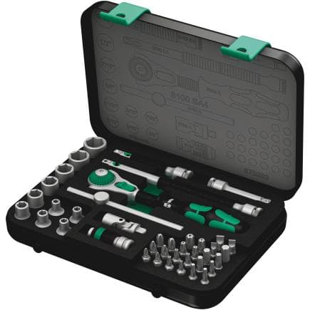 WERA 05003535001 - Jeu cliquet Speed et douille 1/4" pouces (41 pcs.)