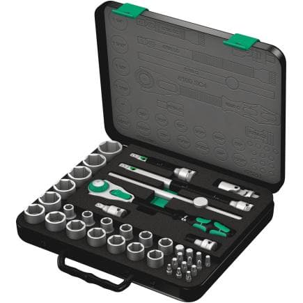 WERA 05003647001 - Jeu cliquet Speed et douille 1/2" pouces (38 pcs.)