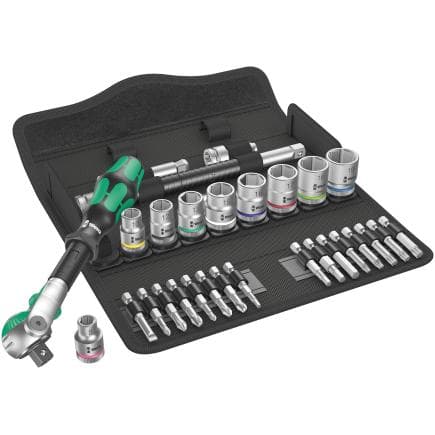 WERA 05004046001 - Jeu cliquet Speed et douille 3/8" métrique (29 pcs.)
