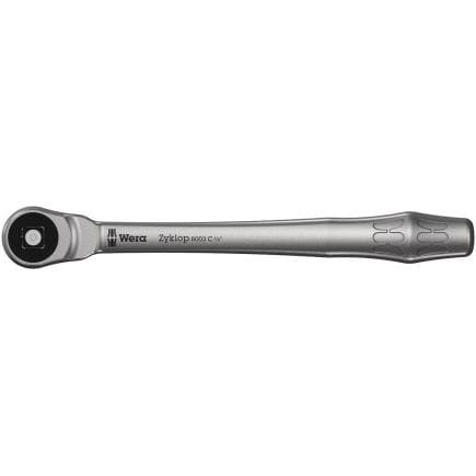 WERA 05004063001 - Cliquet Metal avec carré mâle traversant 1/2"