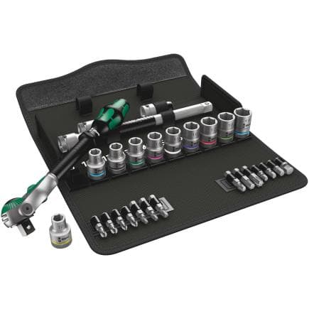WERA 05004076001 - Jeu cliquet Speed 1/2" et douille métrique (28 pcs.)