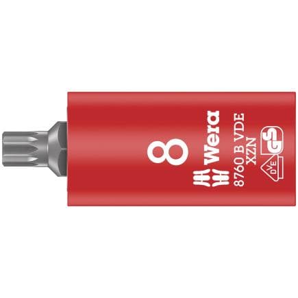 WERA 05004940001 - VDE Douille-embout isolée pour vis à empreinte polygonale XZN 3/8"