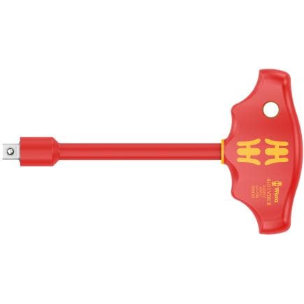 WERA 05005120001 - Tournevis isolé VDE à manche en T pour douilles 3/8"
