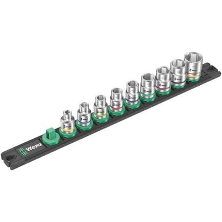WERA 05005450001 - Barre magnétique pour douilles 3/8" pouces (9 pcs.)