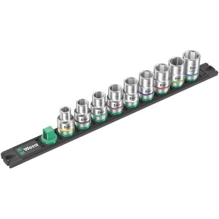 WERA 05005460001 - Barre magnétique pour douilles 1/2" (9 pcs.)