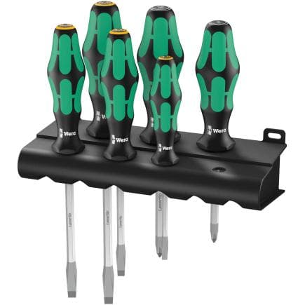 WERA 05007681001 - Jeu de tournevis avec rack (6 pcs.)