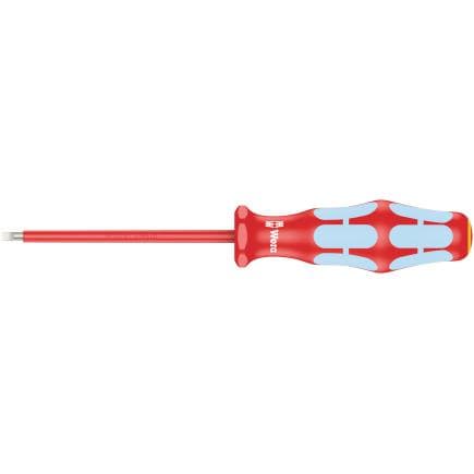 WERA 05022729001 - Tournevis isolé VDE acier inoxydable pour vis à fente