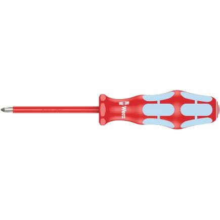 WERA 05022733001 - Tournevis isolé VDE acier inoxydable pour vis cruciformes Phillips