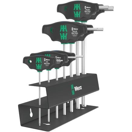 WERA 05023453001 - Jeu de tournevis à manche en T avec fonction de retenue (7 pcs.)