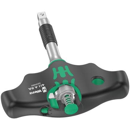 WERA 05023460001 - Tournevis adaptateur à manche en T avec fonction cliquet 1/4"
