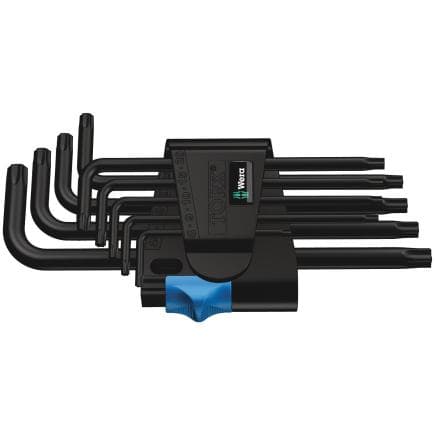 WERA 05024244001 - Clés mâles coudées TORX® avec fonction de retenue (9 pcs.)