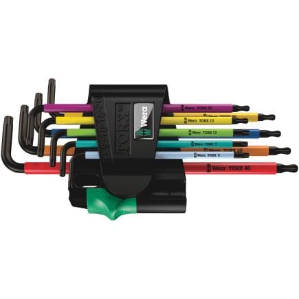 WERA 05024335001 - Clés mâles coudées multicolour TORX® (9 pcs.)