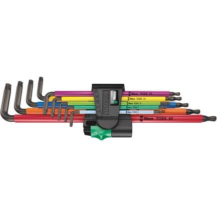 WERA 05024480001 - Jeu de clés mâles coudées multicolour TORX® longue (9 pcs.)
