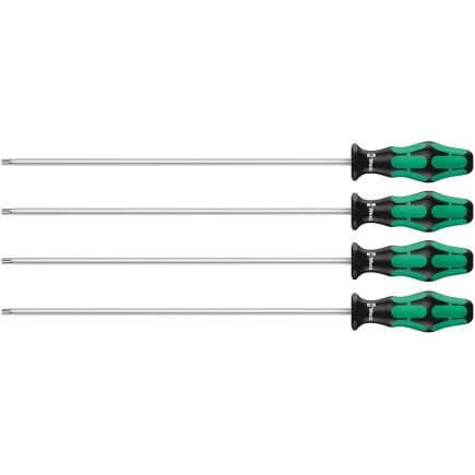 WERA 05028074001 - Jeu de tournevis TORX® avec fonction de retenue et lames extra-longues (4 pcs.)