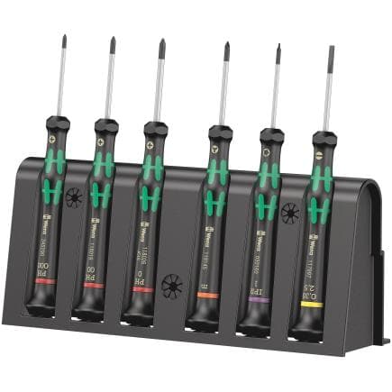 WERA 05030181001 - Jeu de tournevis électronicien et rack (6 pcs.)