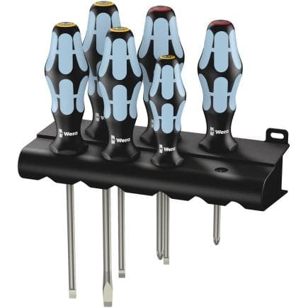 WERA 05032060001 - Jeu de tournevis acier inoxydable et rack (6 pcs.)