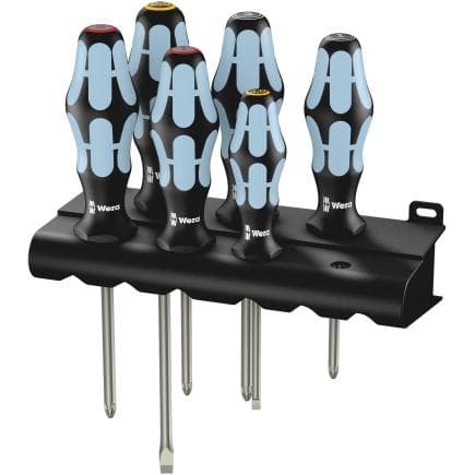 WERA 05032063001 - Jeu de tournevis acier inoxydable et rack (6 pcs.)