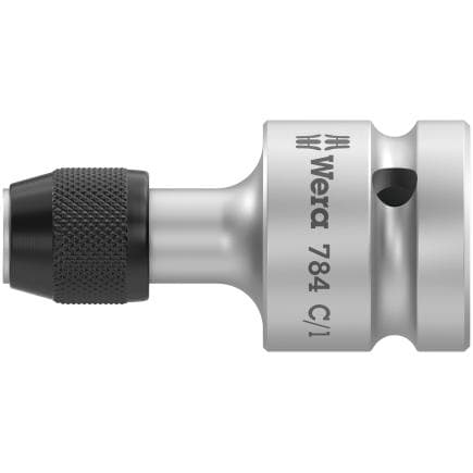 WERA 05042760001 - Élément de liaison 1/2" avec mandrin à serrage rapide (lot multiple)