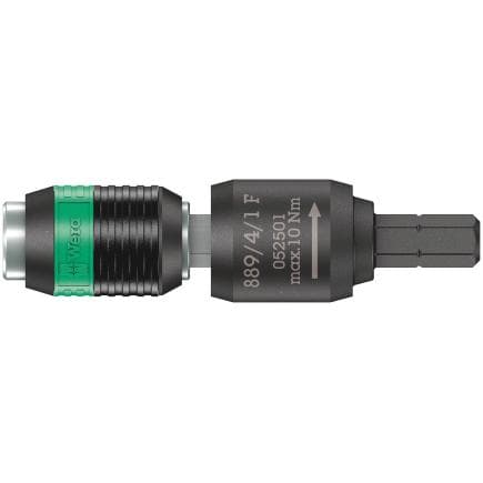 WERA 05052501001 - Porte-embouts à roue libre Rapidaptor pour tournevis dynamométriques avec manche revolver 1/4" (lot multiple)