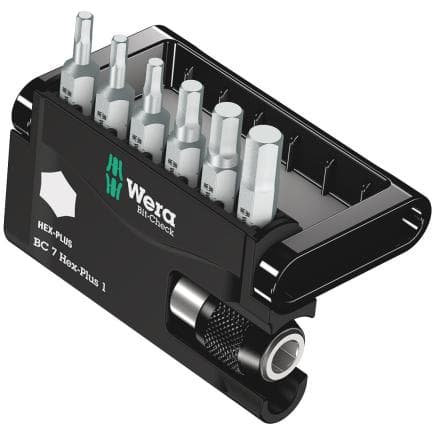 WERA 05056168001 - Jeu de embouts Hex-Plus (7 pcs.)