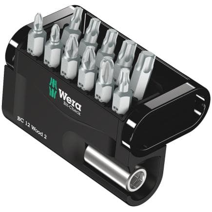 WERA 05057422001 - Jeu de embouts Wood (12 pcs.)