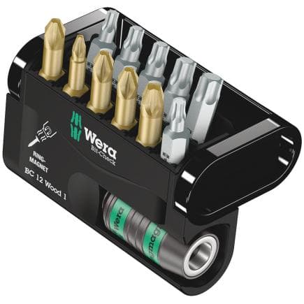 WERA 05057423001 - Jeu de embouts Wood (12 pcs.)