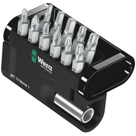 WERA 05057424001 - Jeu de embouts Metal (12 pcs.)
