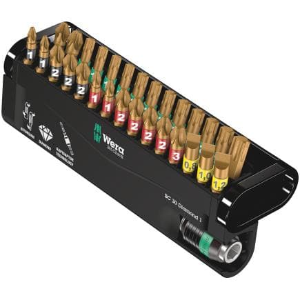 WERA 05057431001 - Jeu de embouts Diamond (30 pcs.)