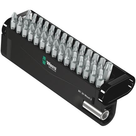 WERA 05057432001 - Jeu de embouts Wood (30 pcs.)