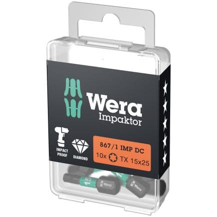 WERA 05057628001 - Embouts TORX® Impaktor (10 pcs.) (emballage libre-service)