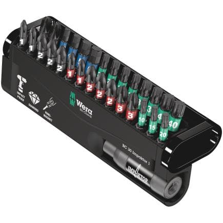 WERA 05057690001 - Jeu de embouts Impaktor (30 pcs.)
