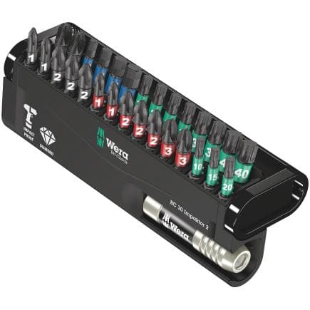 WERA 05057697001 - Jeu de embouts Impaktor (30 pcs.)