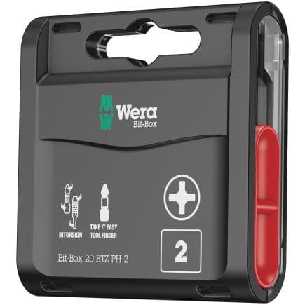 WERA 05057751001 - Jeu de embouts Phillips (20 pcs.)