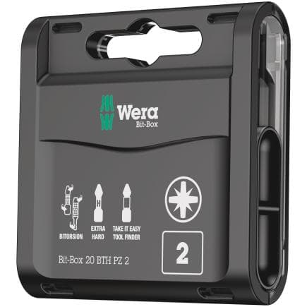 WERA 05057762001 - Jeu de embouts Pozidriv (20 pcs.)