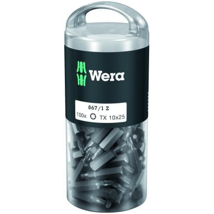WERA 05072448001 - Embouts Torx (100 pcs.) (emballage libre-service)