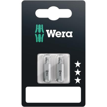 WERA 05073304001 - Embouts Phillips (2 pcs.) (emballage libre-service)