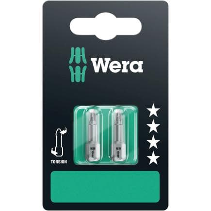 WERA 05073325001 - Embouts Phillips (2 pcs.) (emballage libre-service)