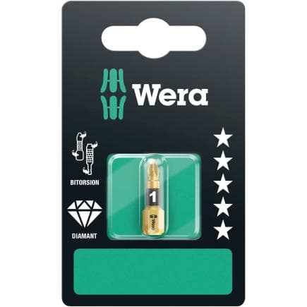 WERA 05073338001 - Embouts Pozidriv (emballage libre-service)