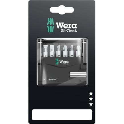 WERA 05073406001 - Jeu de embouts (7 pcs.) (emballage libre-service)