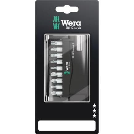 WERA 05073416001 - Jeu de embouts (10 pcs.) (emballage libre-service)