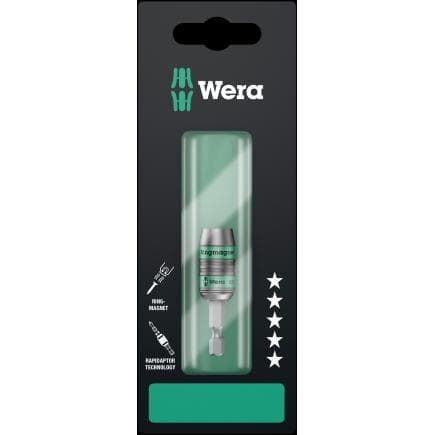 WERA 05073511001 - Porte-embouts universel Rapidaptor à aimant annulaire 1/4" (emballage libre-service)
