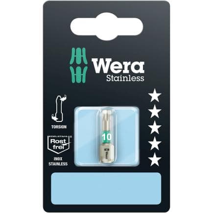 WERA 05073625001 - Embouts Torx acier inoxydable (emballage libre-service)