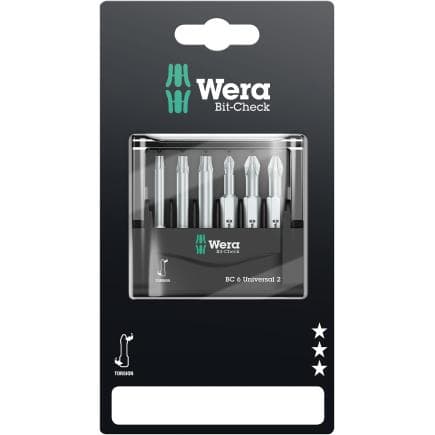 WERA 05073638001 - Jeu de embouts (6 pcs.) (emballage libre-service)