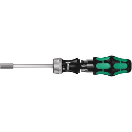WERA 05073661002 - Jeu de tournevis à cliquet et d'embouts (6 pcs.) (emballage libre-service)