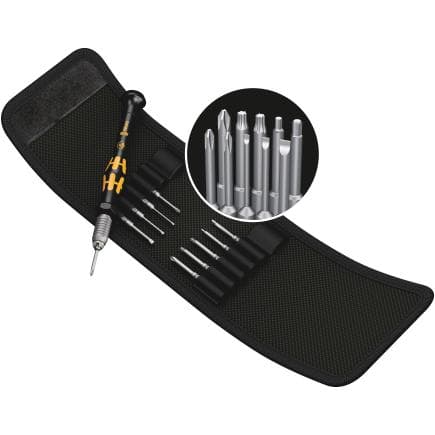 WERA 05073670001 - Jeu de tournevis Micro ESD avec inserts (11 pcs.)