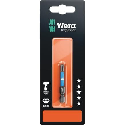 WERA 05073944001 - Embouts Hex-Plus Impaktor (emballage libre-service)
