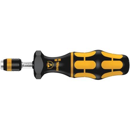 WERA 05074730001 - Tournevis dynamométrique réglable ESD avec mandrin à serrage rapide Rapidaptor