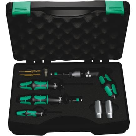 WERA 05074745001 - Set d'installation pour systèmes de vérification de pression des pneus (9 pcs.)
